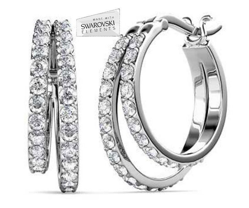 Orecchini pendenti & Orecchini a lobo: Ohrstecker Creole  mit Swarovski Elements – Nuovo e nell'imballaggio originale da Bottenwil venduto da anh_5brz
