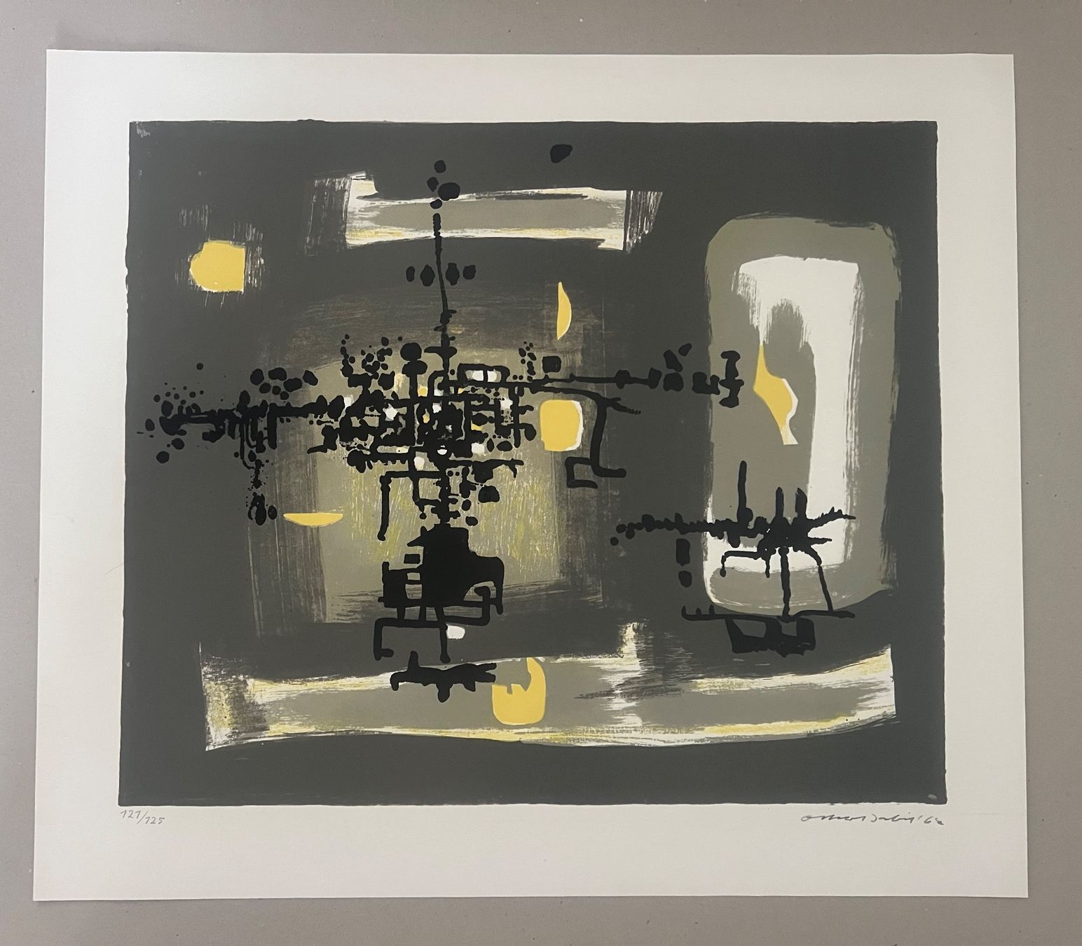 Grafica & Litografie: Oskar Dalvit, handsigniert, nummeriert – Usato da Rain venduto da Pic-Ass 2
