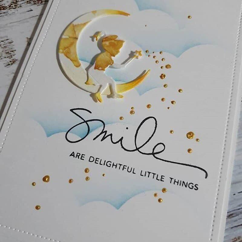 Sciablone: KINDER AUF DEM MOND STANZSCHABLONE – Nuovo e nell'imballaggio originale da Affoltern am Albis venduto da scrapbooking 1