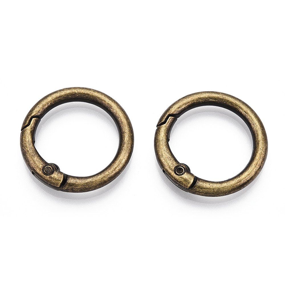 Anhänger: Ring Verschluss Metall bronze 26x4mm – Neu (gemäss Beschreibung) aus Alpnachstad von perlengaby 2