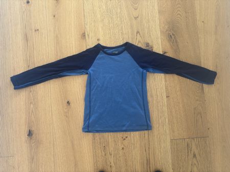 Kinder Unterhemd ICEBREAKER Merino 200 Grösse 116 Blau