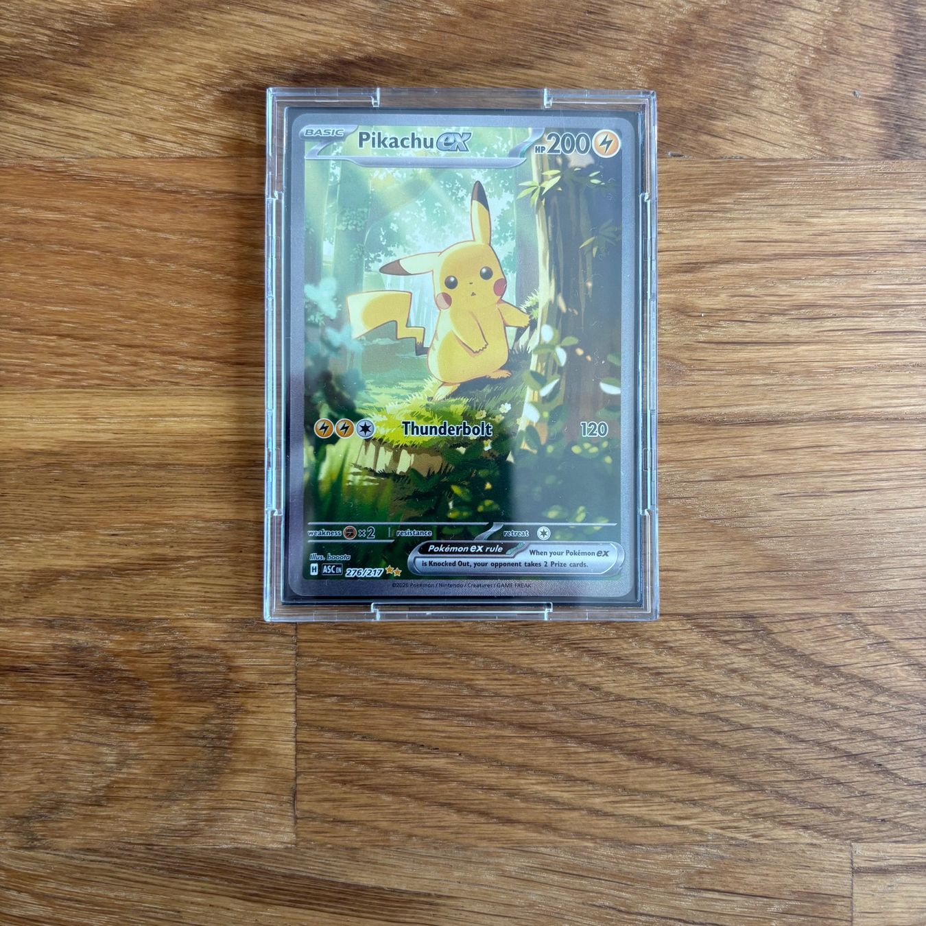 Pokémon Carte collezionabili: Pikachu ex SIR | Ascended Heroes | 276/217 – Nuovo e nell'imballaggio originale da Bronschhofen venduto da mar_t9th 2
