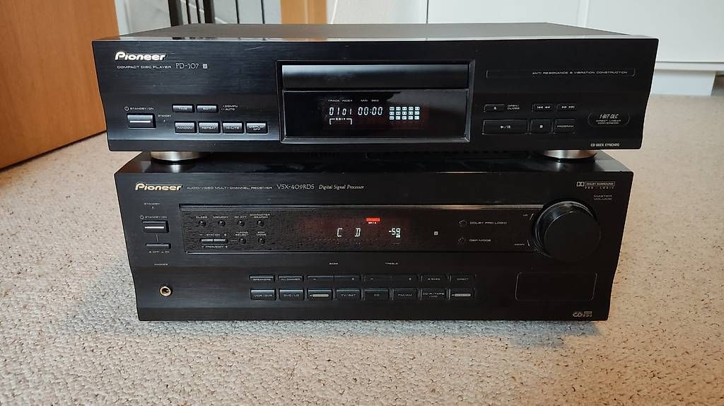 Sistemi audio & multimediali: Pioneer CD Player und Surround Receiver – Usato da Wald AR venduto da roland40_4