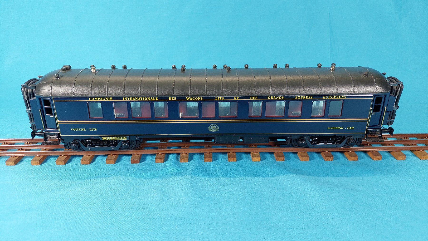 Modelleisenbahnen: Spur 0 Elettren Sleeping-Car / Schlafwagen CIWL blau – Gebraucht aus Horgen von swiss025 1