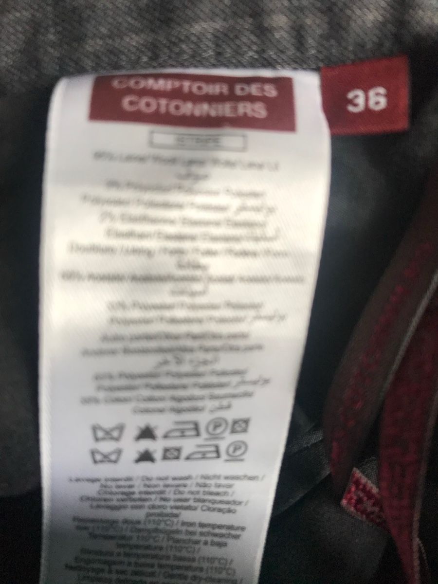 Comptoir des Cotonniers Pantaloni: Pantalon Comptoir des Cotonniers  Anthracite 36 – Nuovo (secondo la descrizione) da Lausanne venduto da Magic1900 2