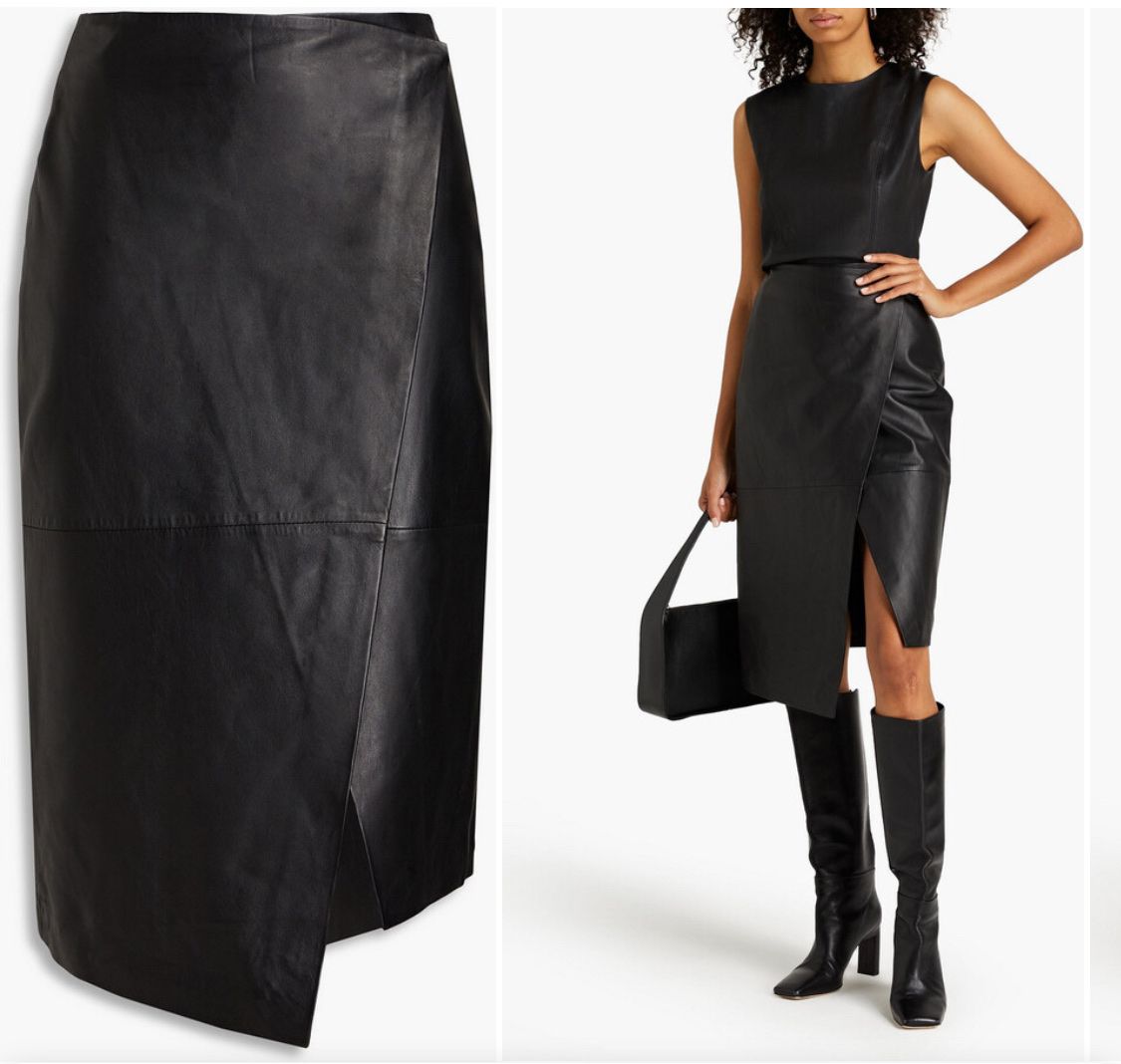 Gonne: MUUBAA asymmetric leather wrap skirt – Usato da Zürich venduto da AH8001