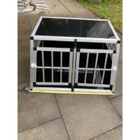 Alu Hundetransportbox / Hunde Box Top Zustand!