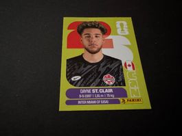 Panini FIFA Fussball WM Sticker 2026 Dayne St. Clair CAN 2