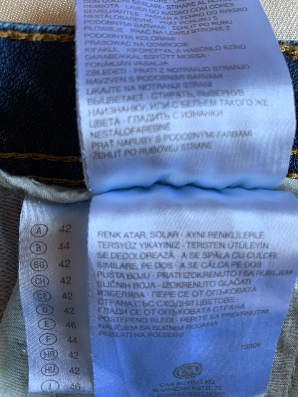 Hosen: Pantalon Yessica C&A taille 42 – Neu (gemäss Beschreibung) aus Dompierre FR von fat_xth5 8