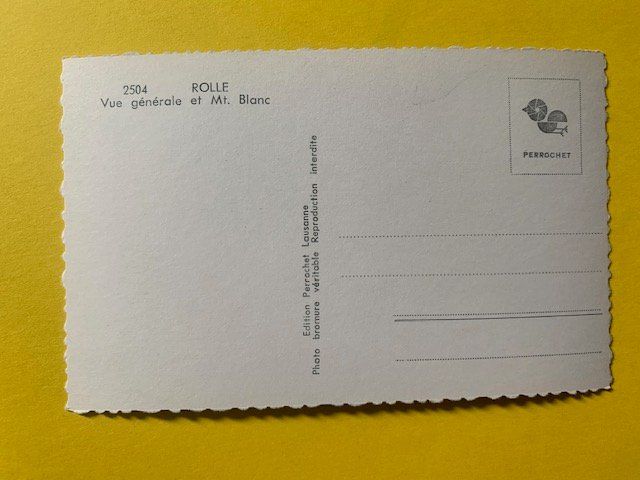Cartoline postali: Rolle vue générale – Usato da St-Prex venduto da Epicard 1