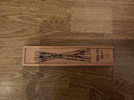 Holz Mikado Spiel im Holzetui mit Zubehör