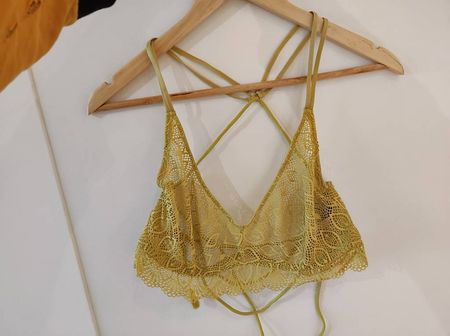 Soutien gorge jaune