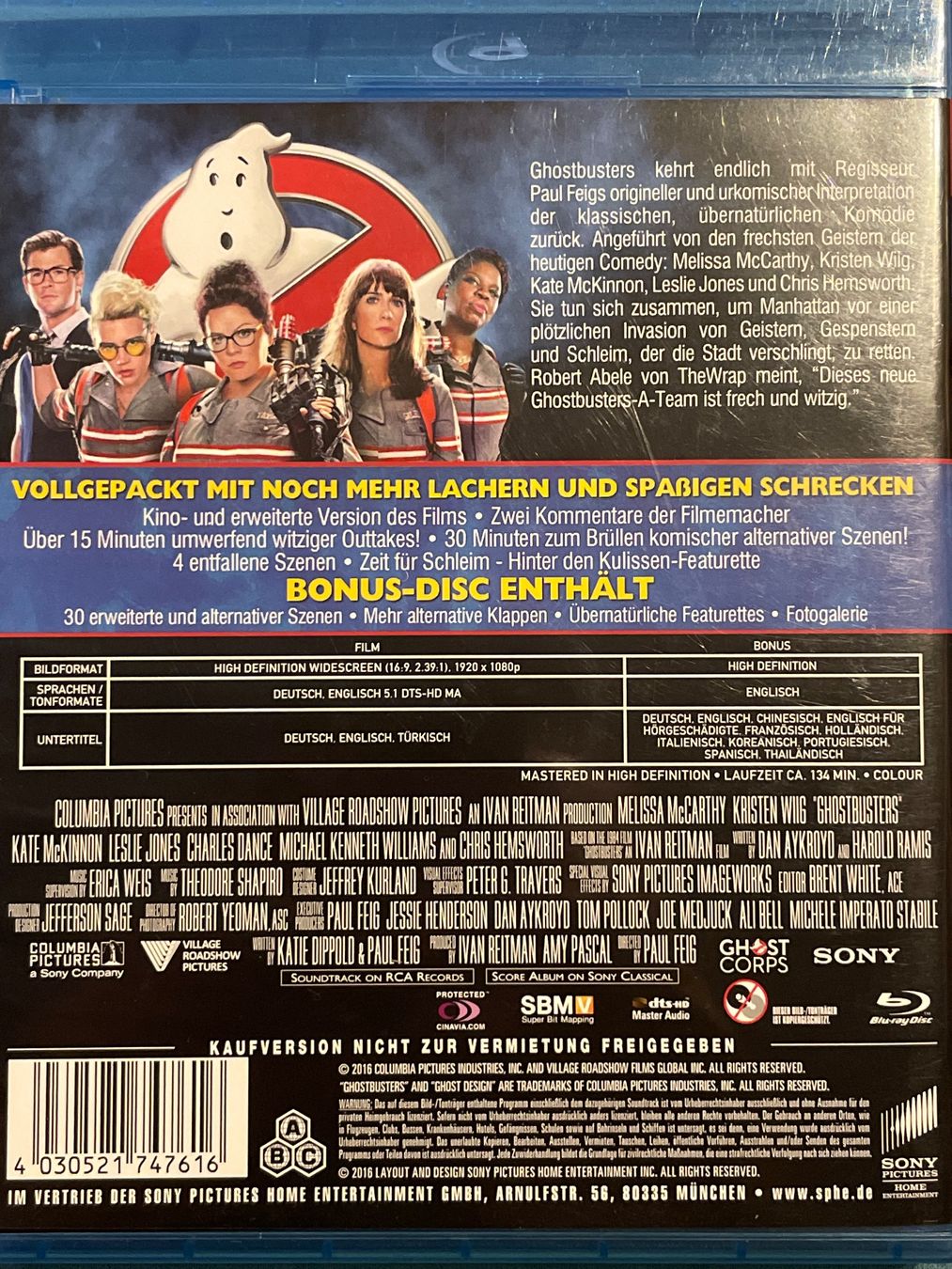 Tutti i DVDs: Ghostbusters  (2016) – Usato da Waldenburg venduto da Gonzo8 1