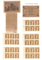 1909 Markenheft Tellknabe MH-08 komplett auf Albumblatt