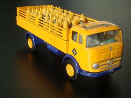 Tekno 911 Mercedes 310 Rundhauber Kosangas gelb blau 1:43
