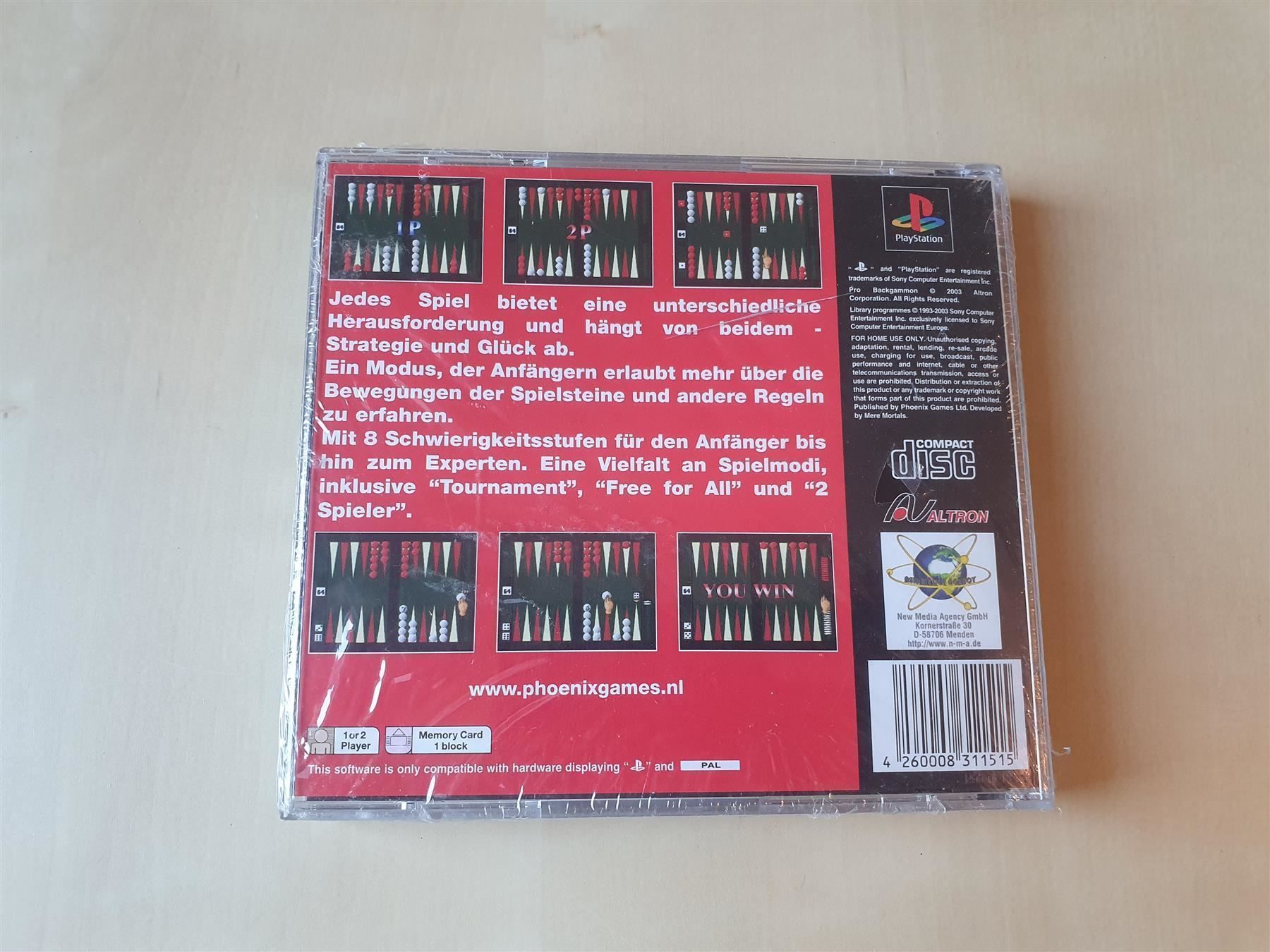 Sony Spiele: Pro Backgammon neu? – Gebraucht aus Stansstad von collectorsshop 1