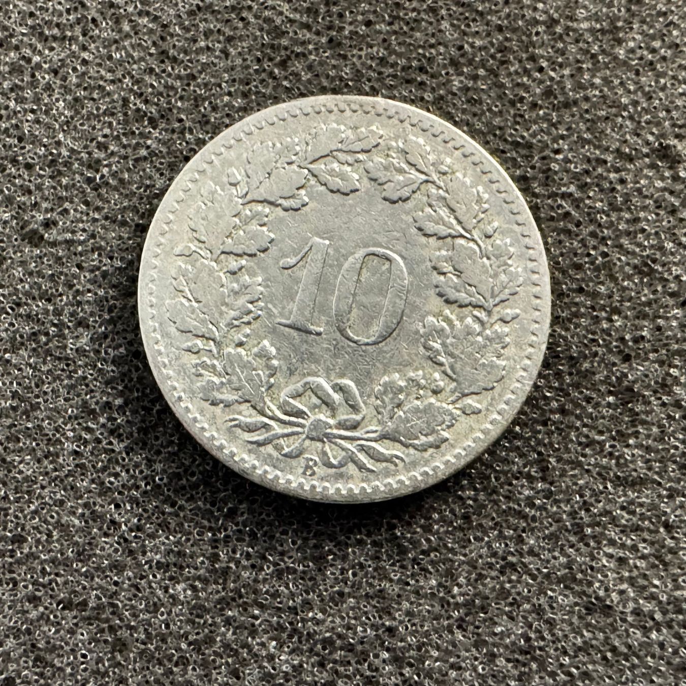 Tutti le monete: 10 Rappen Schweiz 1900 – Usato da Reitnau venduto da tb-muenzen 1