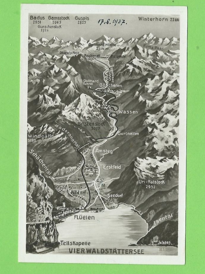 Ansichtskarten: Vierwaldstättersee – Gebraucht aus Zürich von t24_de