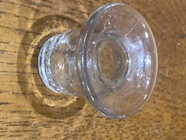 Ancien encrier en verre