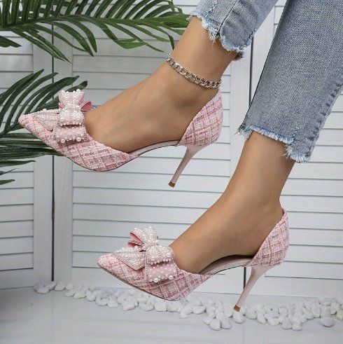 Scarpe da donna: NEUE Pumps rosa-silber - Gr. 36 - 226117 – Nuovo (secondo la descrizione) da Küssnacht am Rigi venduto da Schuhe-Secondhand