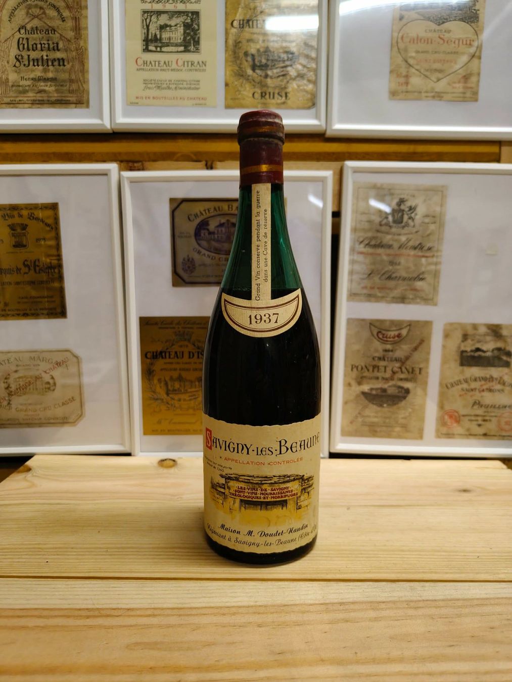 Vino: 1937 SAVIGNY-LES-BEAUNE MAISON DOUDET-NAUDIN – Nuovo e nell'imballaggio originale da Münchenstein venduto da weinundspirituosen
