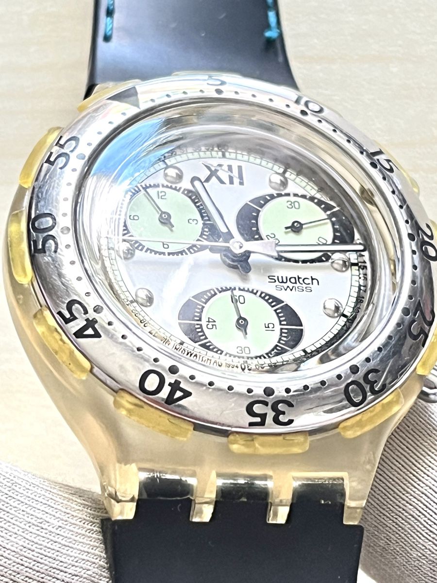 Swatch Orologi: Swatch Chronograph Uhr  – Usato da Grenchen venduto da chththl 4
