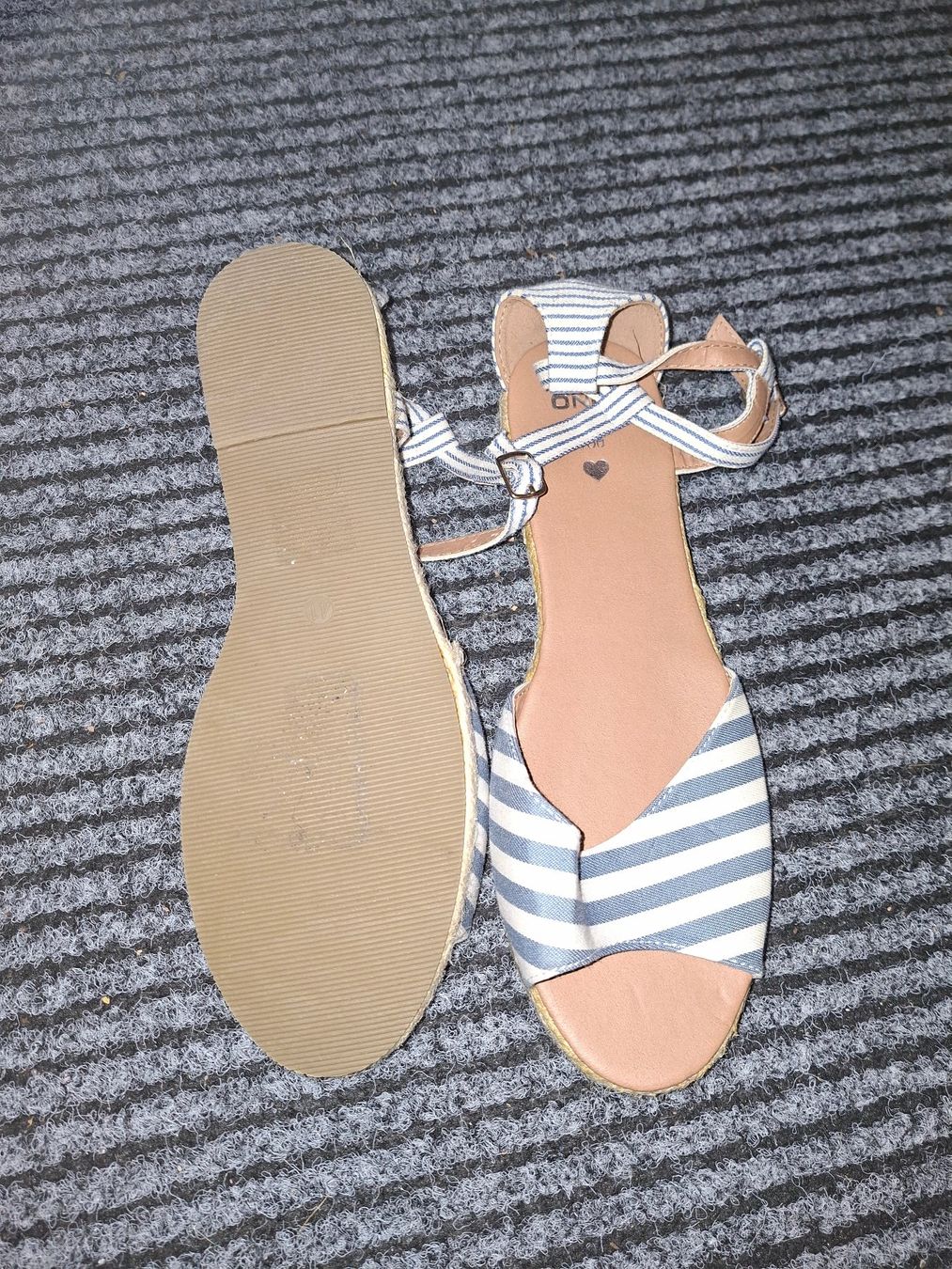 Only Damenschuhe: Sommerschuhe gestreift – Neu (gemäss Beschreibung) aus Oberwil/Dägerlen von Dominique1606 1