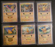 Pokemon 30 Celebrations Pikachu 01-30 Set von 6 Karten