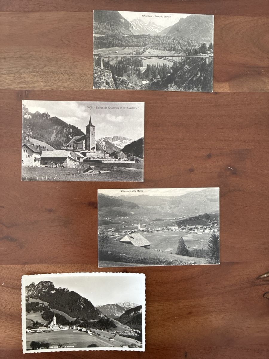 Cartes postales: 4 Ansichtskarten Schweiz von Charmey FR – D'occasion à Oftringen par Cla.vD.74
