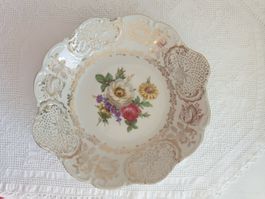 Gebäckteller Porzellan Sammelteller Rosen Blumen Winterling