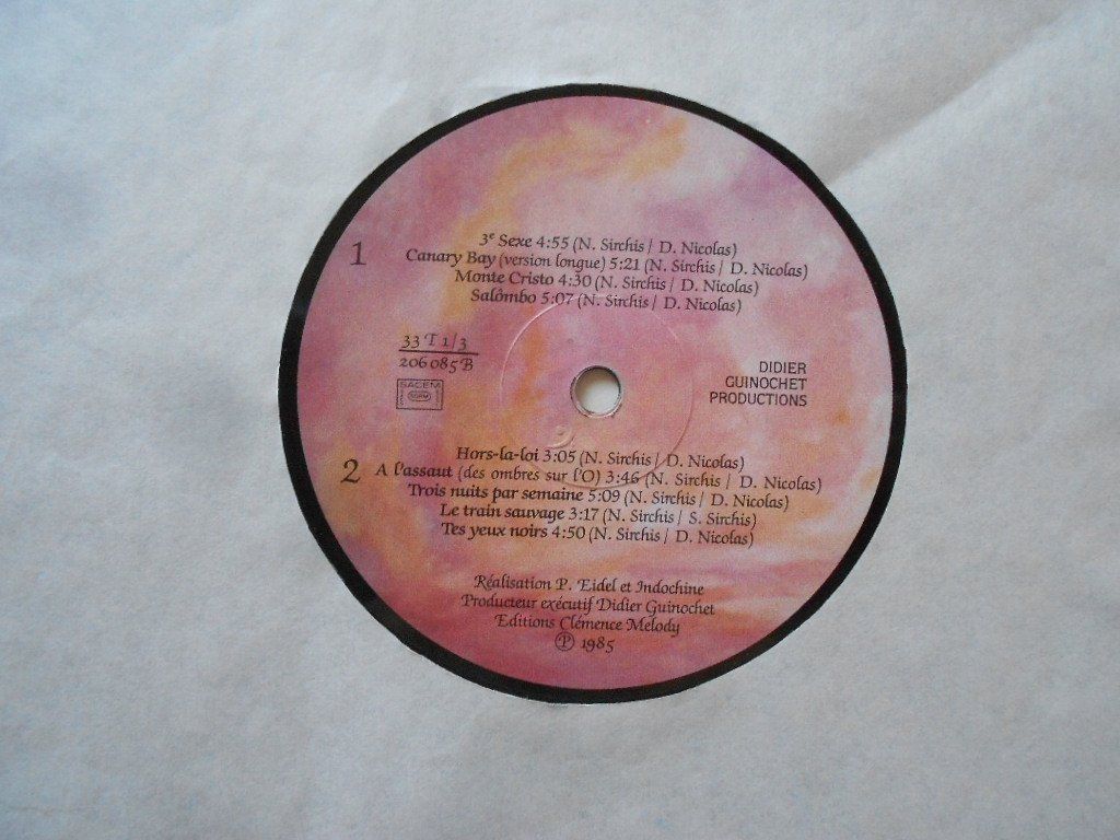 Vinyles: INDOCHINE  3 – D'occasion à Bex par Giorgiob 4