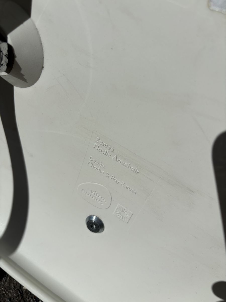 Vitra Sedie: 2 Stühle Vitra Eames Armchair weiss – Usato da Bern venduto da winkelbern 2