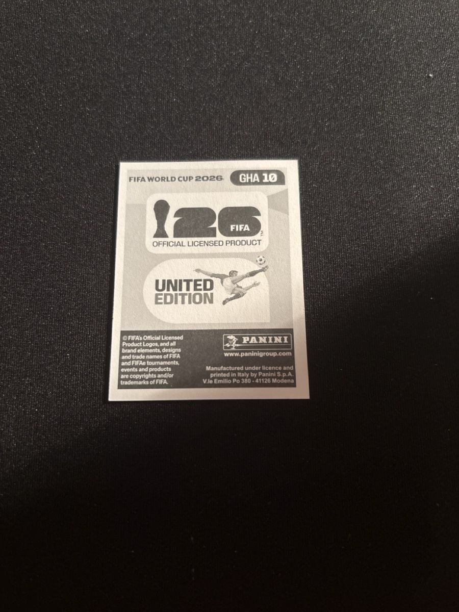 Panini Carte collezionabili: Panini - WM 2026 - GHA 10 - Thomas Partey – Usato da Kaiseraugst venduto da Baum_12 1