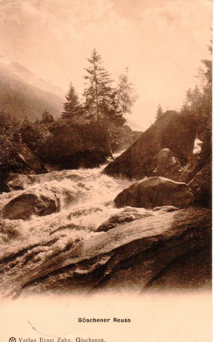 Cartoline postali: Göschener Reuss 1914 – Usato da Wolhusen venduto da Curver9
