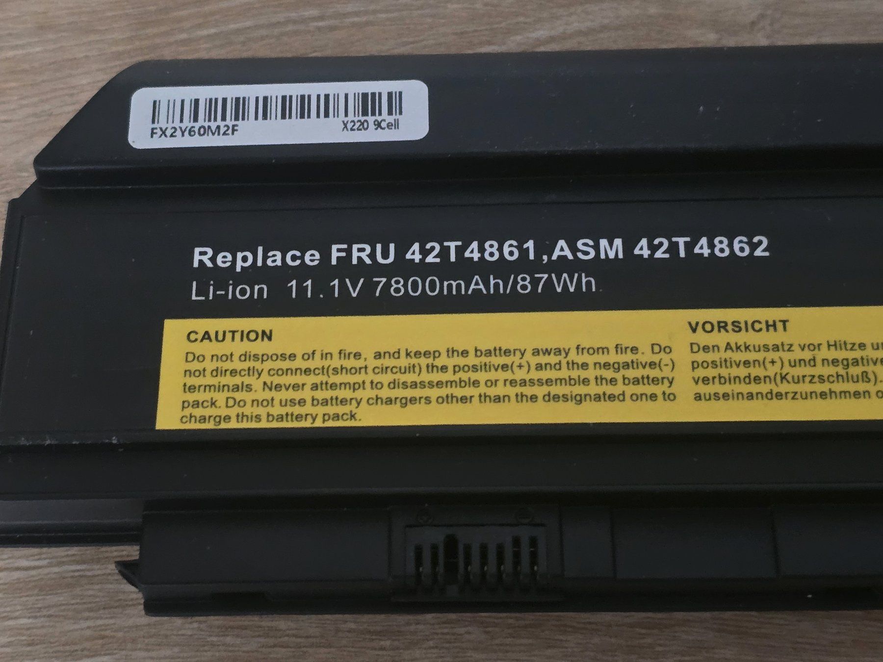 Batterie: Lenovo Thinkpad X220 Batterie neu – Nuovo (secondo la descrizione) da Olten venduto da Triologyblue 2