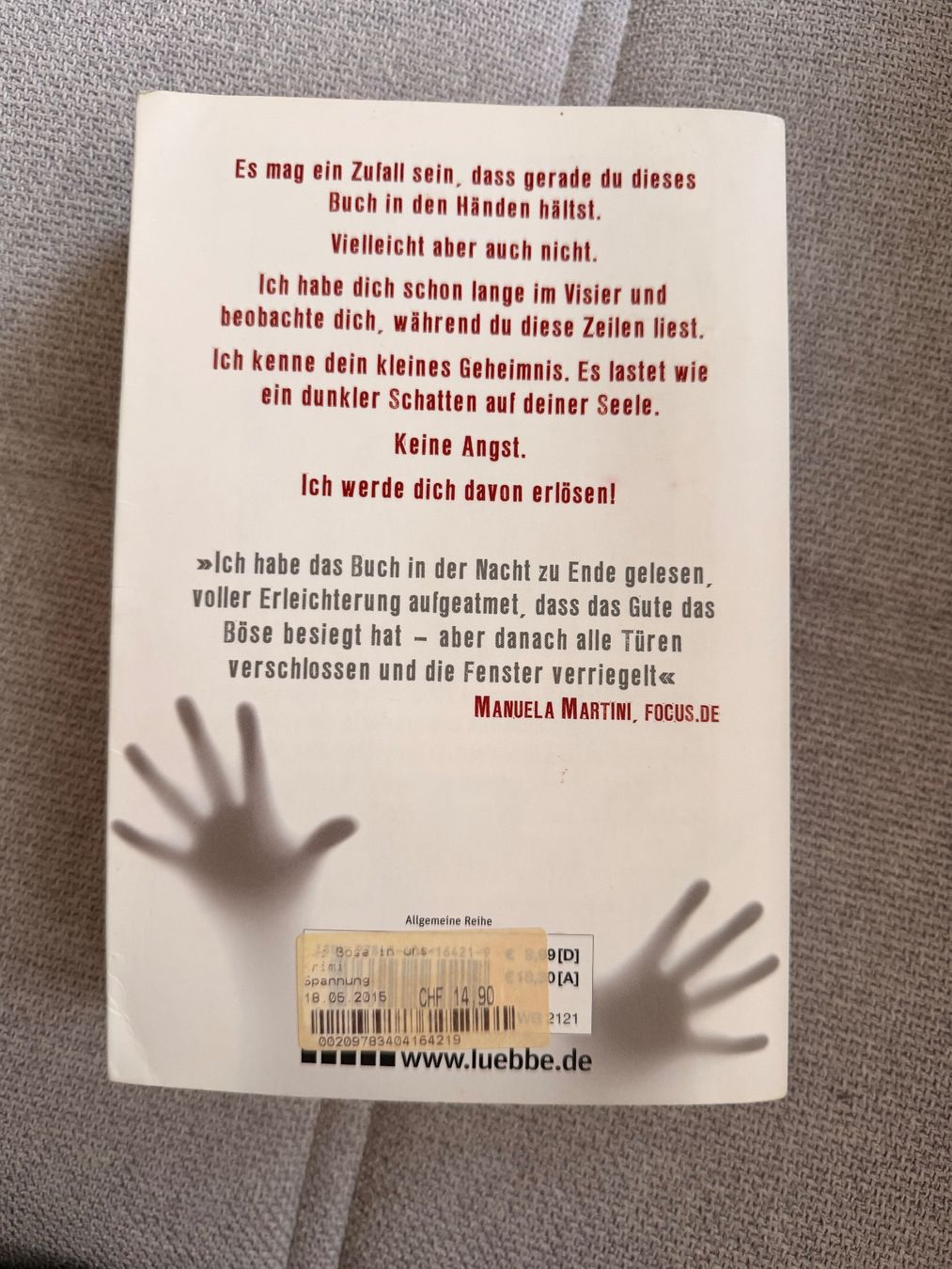 Libri: Cody McFadyen - Das Bösse in uns – Usato da Bern venduto da boonniiiee 1