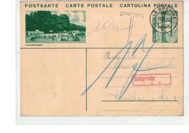 Ganzsache Postkarte PK 131 - Lausanne Taxe !!!