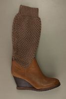 Marc O'Polo Stiefel Leder Strick Gr. 40