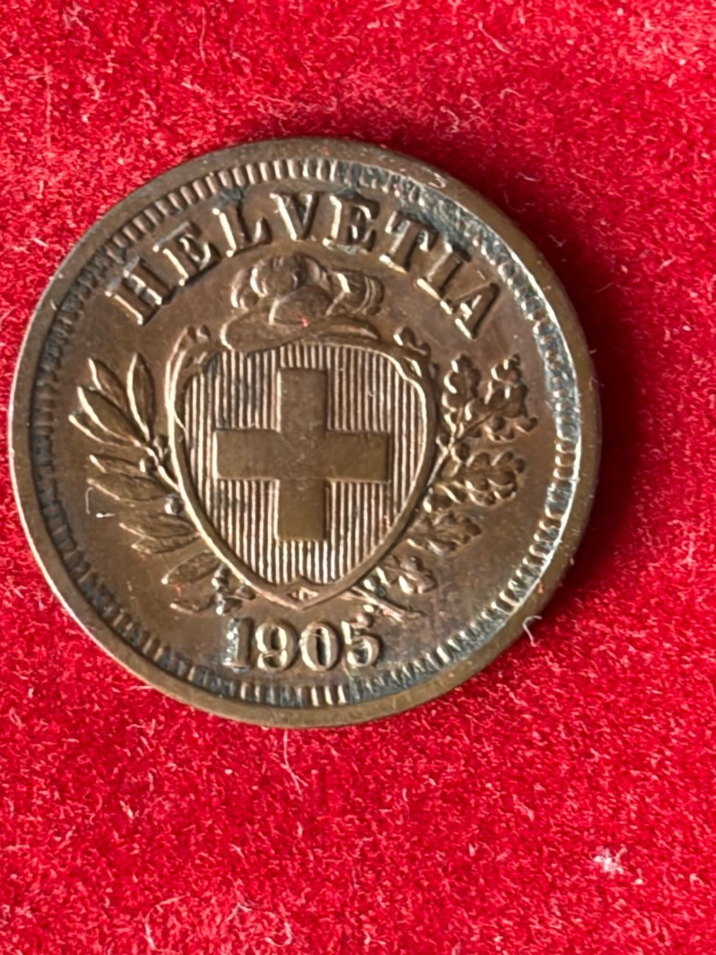 Alle Münzen: 1 Centime 1905 Berne -  Superbe / Vorzüglich – Gebraucht aus LE LIGNON von Katanaion