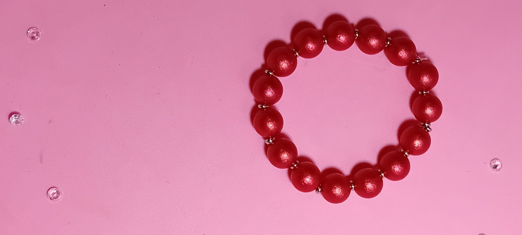 Bracciali & Braccialetti: armband modeschmuck,,,rot farbe,,,matt – Nuovo (secondo la descrizione) da Basel venduto da bij_5hqd 3