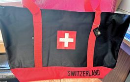 Tasche Switzerland rot schwarz