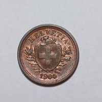 1 Rappen 1904 stgl