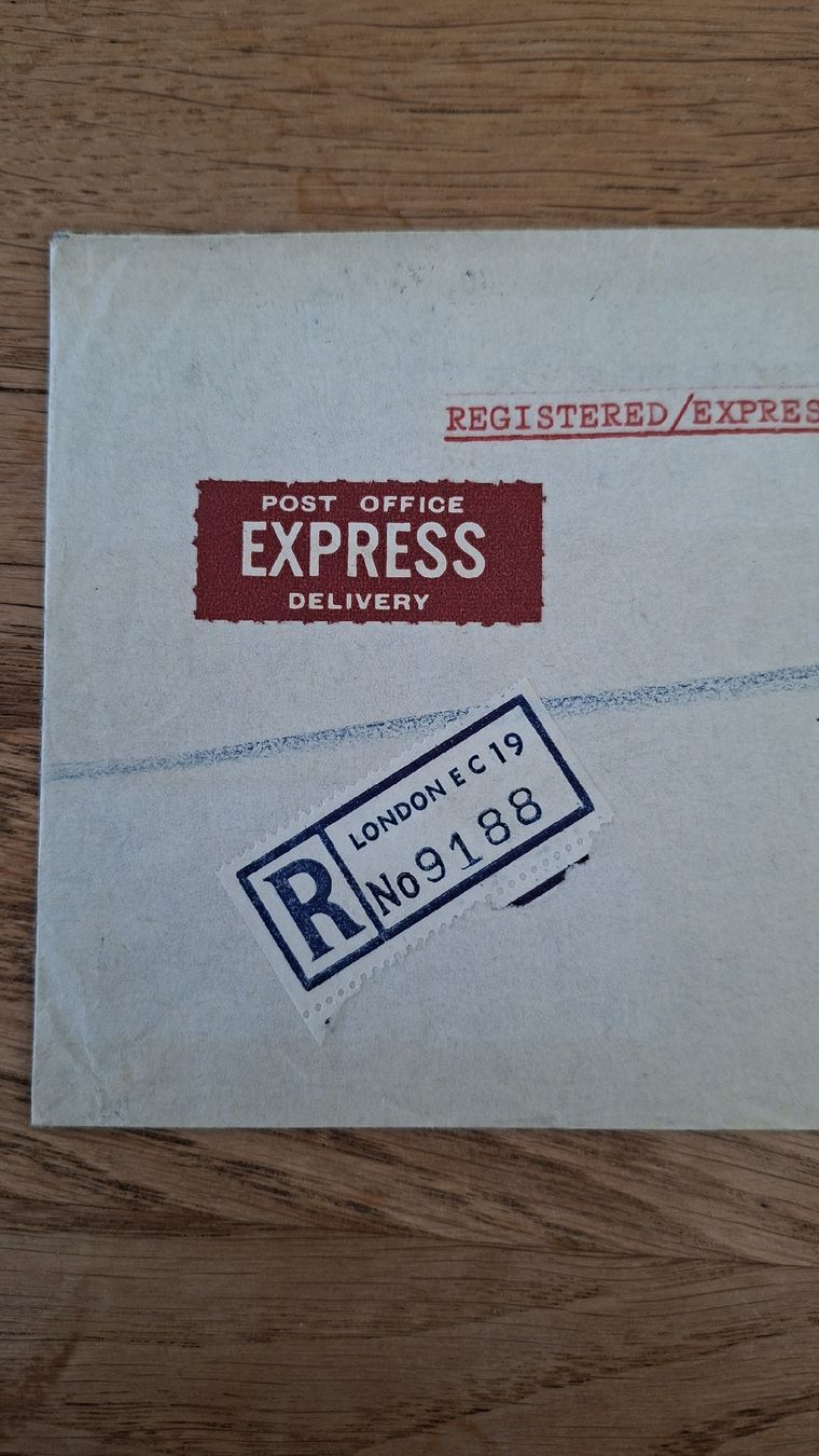 Tutti i francobolli: Enveloppe postale Londres Bâle 1966 recommandé état usagé – Usato da Court venduto da sch_99mz 2