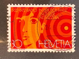 Schweiz 1972 Radio 30 Vollstempel BERN 24.5.72