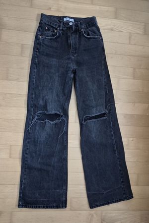 Jean wide leg noir
