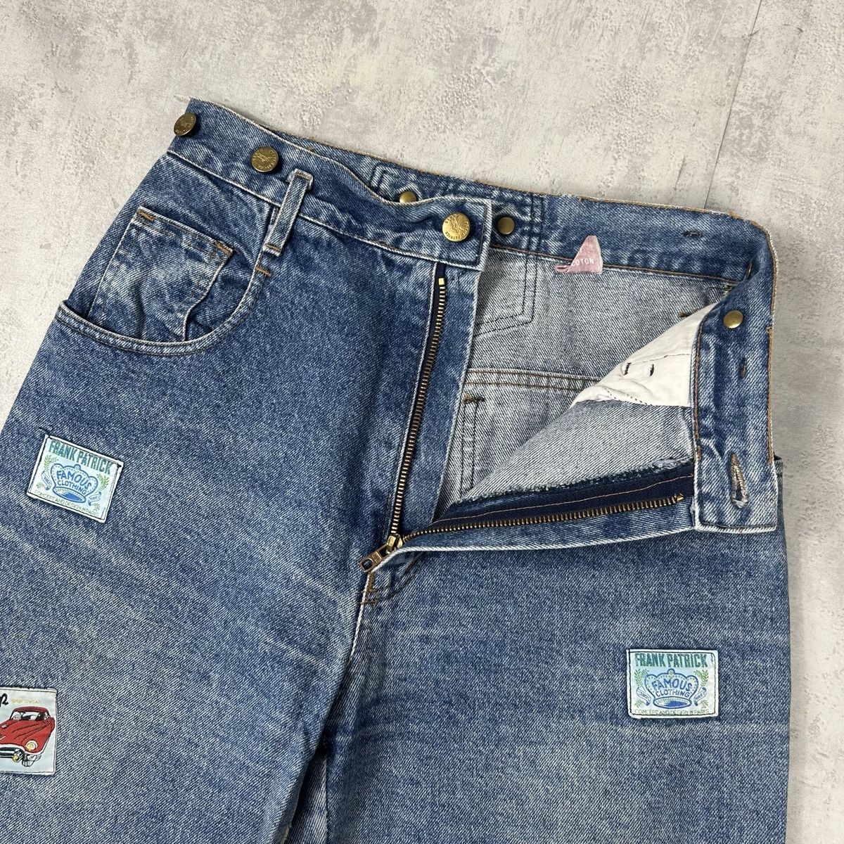 Jeans: Jeans Vintage Frank Patrick à Patchs Taille XS (42) – Nuovo (secondo la descrizione) da Hauterive NE venduto da Leo_o 9