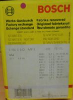 Anlasser Bosch für VW Derby, Jetta, Polo