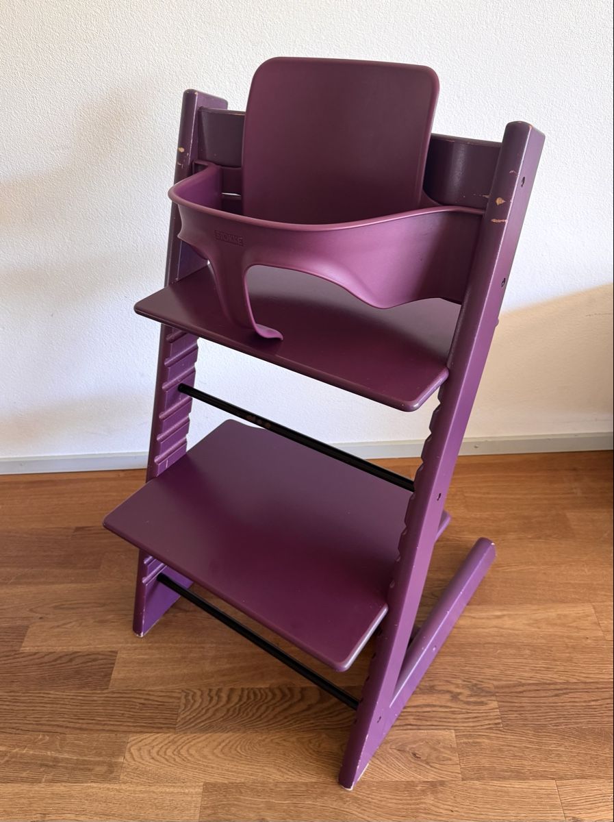 Stokke Seggioloni: Stokke Triptrap mit Baby Aufsatz – Usato da Sempach venduto da siamrein
