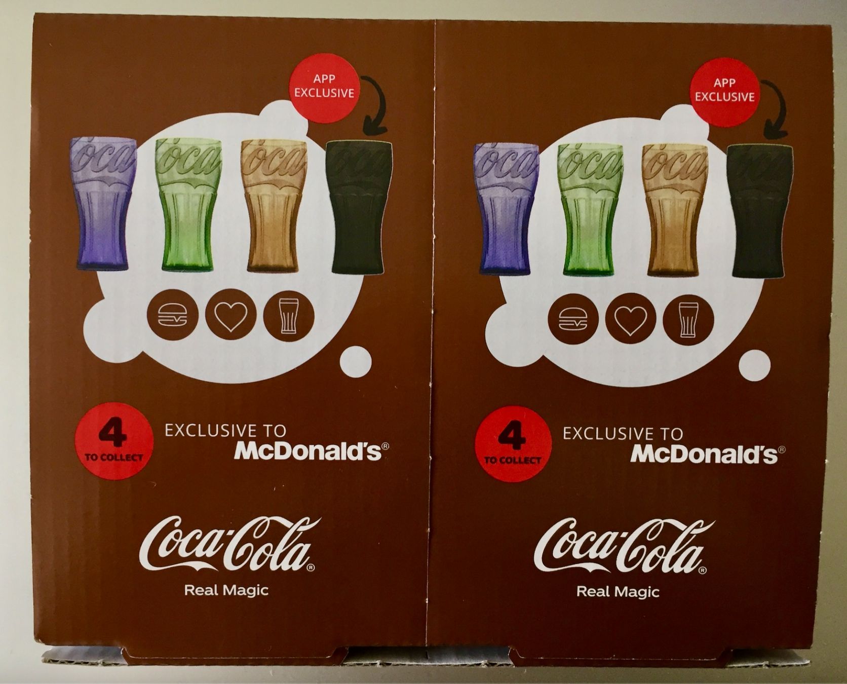 Mc Donald's Bicchieri: 2XMcDonnalds Coca-Cola Glas Limited Edition 2022 – Nuovo e nell'imballaggio originale da Aarau venduto da Angi-007 1
