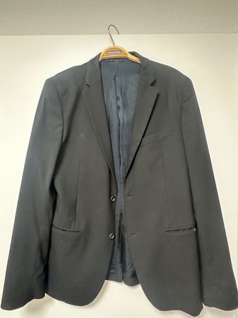 💼 Elegantes Sakko Schwarz Größe 50 Benetton ✨